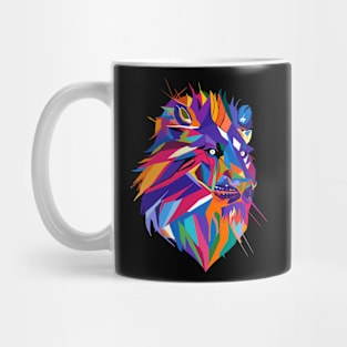 Lion animal pop art Mug